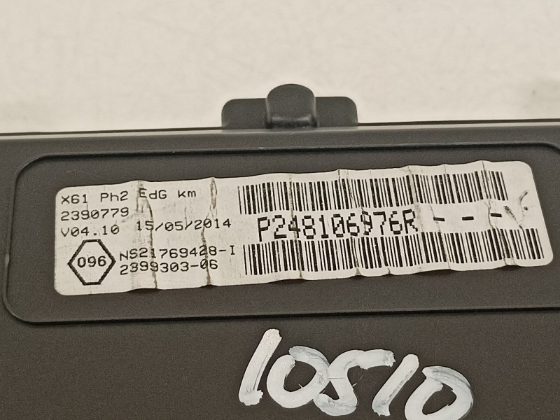 Recambio de cuadro instrumentos para renault kangoo profesional referencia OEM IAM 248106976R  