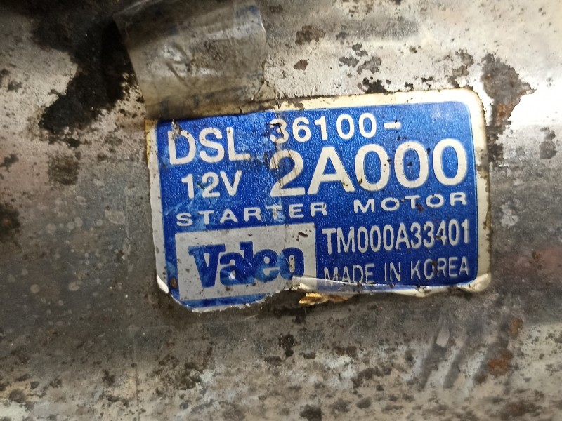 Recambio de motor arranque para hyundai i30 (gd) style referencia OEM IAM 361002A000  