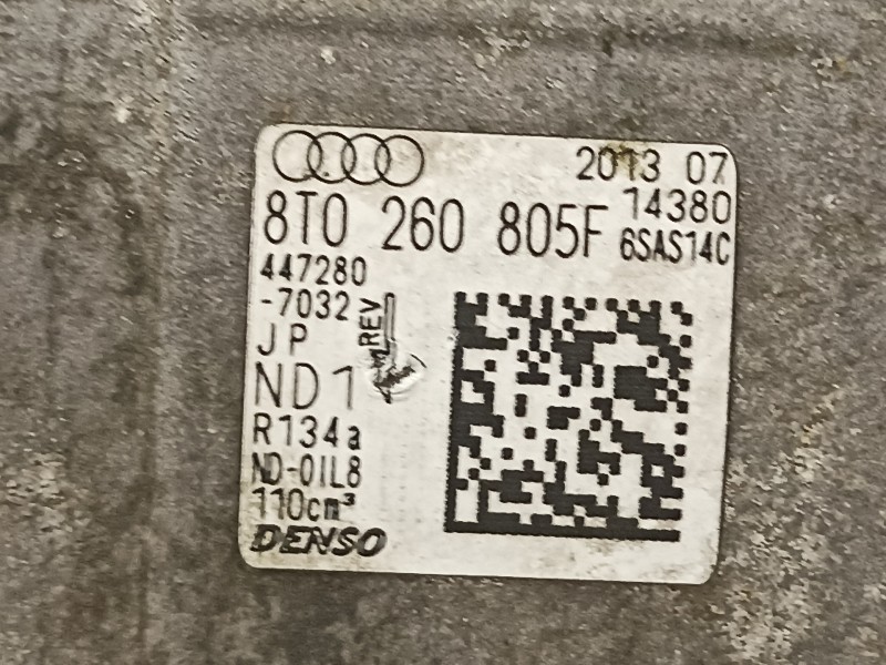 Recambio de compresor aire acondicionado para audi a4 ber. (b8) basis referencia OEM IAM 8T0260805F  