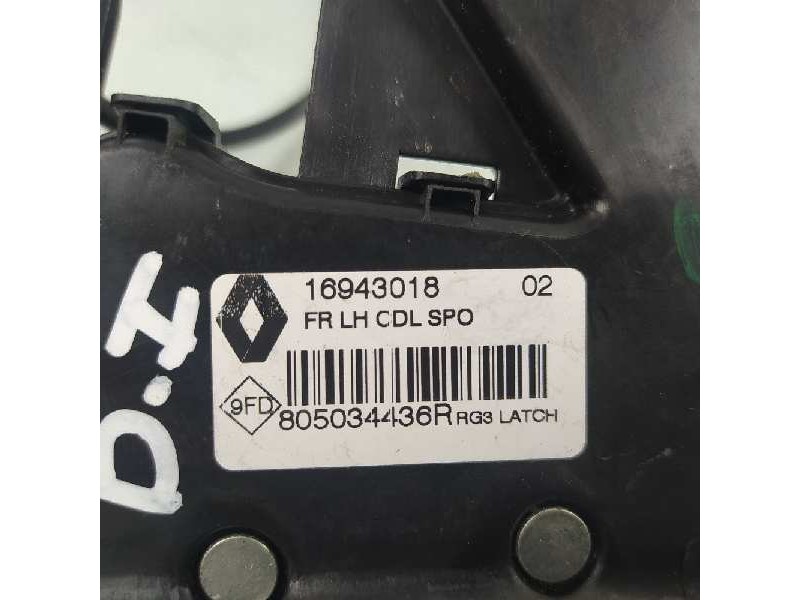 Recambio de cerradura puerta delantera izquierda para renault megane iv berlina 5p zen referencia OEM IAM 805034436R  