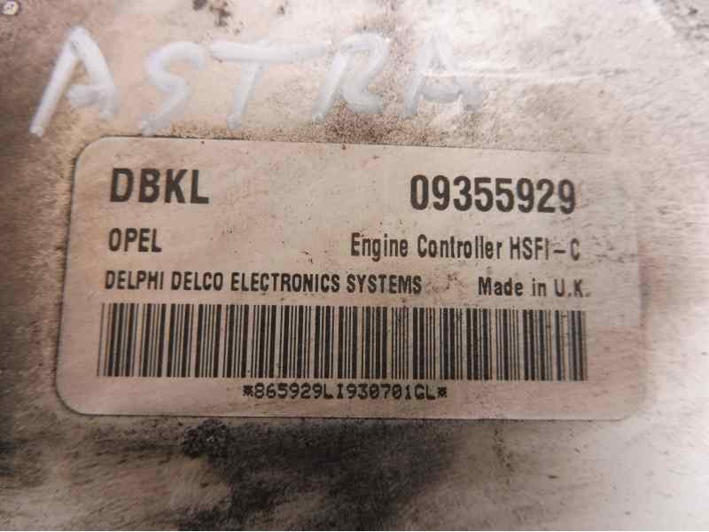 Recambio de centralita motor uce para opel astra g berlina comfort referencia OEM IAM 09355929 D98005DBKL 