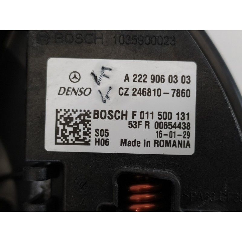 Recambio de ventilador calefaccion para mercedes-benz clase b (w246) b 180 cdi (246.212) referencia OEM IAM A2469061601 A2229060