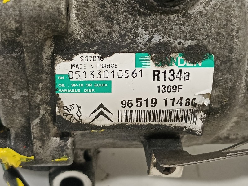 Recambio de compresor aire acondicionado para peugeot 307 break/sw (s2) sw pack referencia OEM IAM 9651911480  