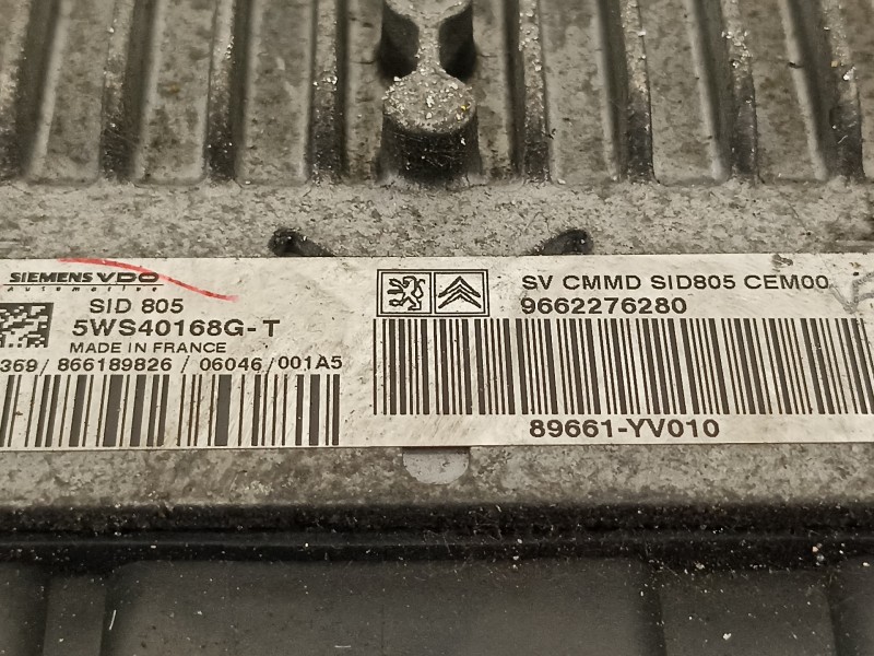 Recambio de centralita motor uce para peugeot 107 urban referencia OEM IAM 9662276280  