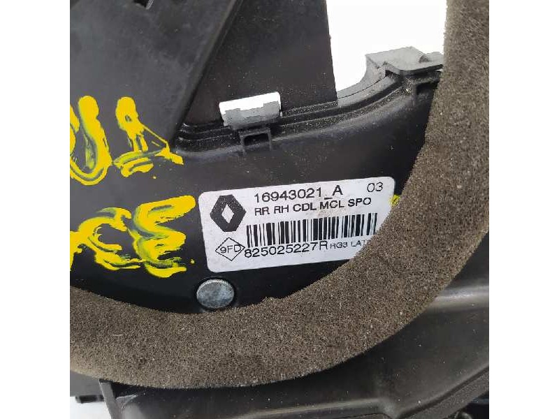 Recambio de cerradura puerta trasera derecha para renault megane iv berlina 5p zen referencia OEM IAM 825025227R 16943021A 