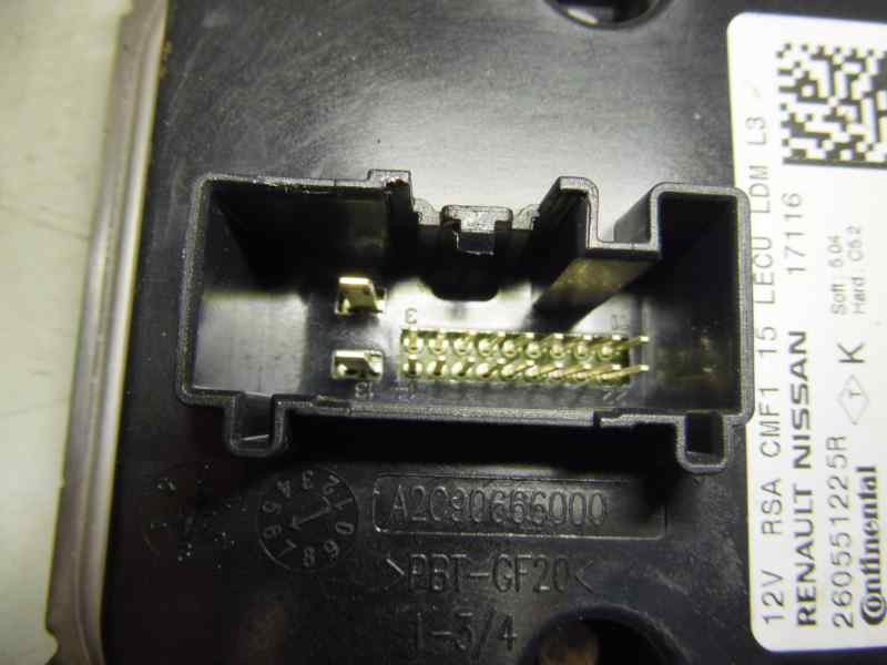 Recambio de centralita faros xenon para renault megane iv berlina 5p zen referencia OEM IAM 260551225R A2C90665801 