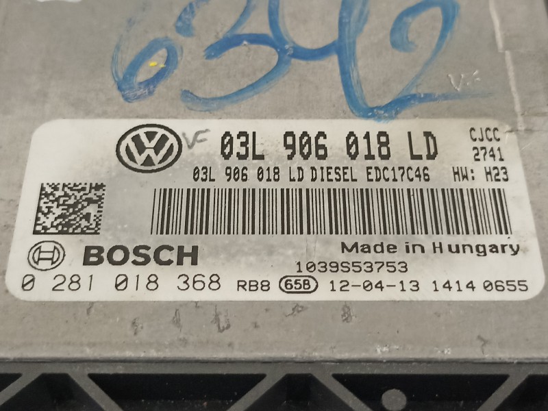 Recambio de centralita motor uce para seat exeo berlina (3r2) reference referencia OEM IAM 3L906018LD 0281018368 