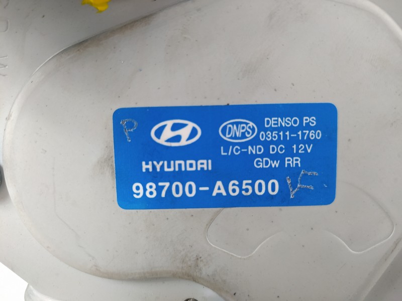 Recambio de motor limpia trasero para hyundai i30 (gd) style referencia OEM IAM 98700A6500  