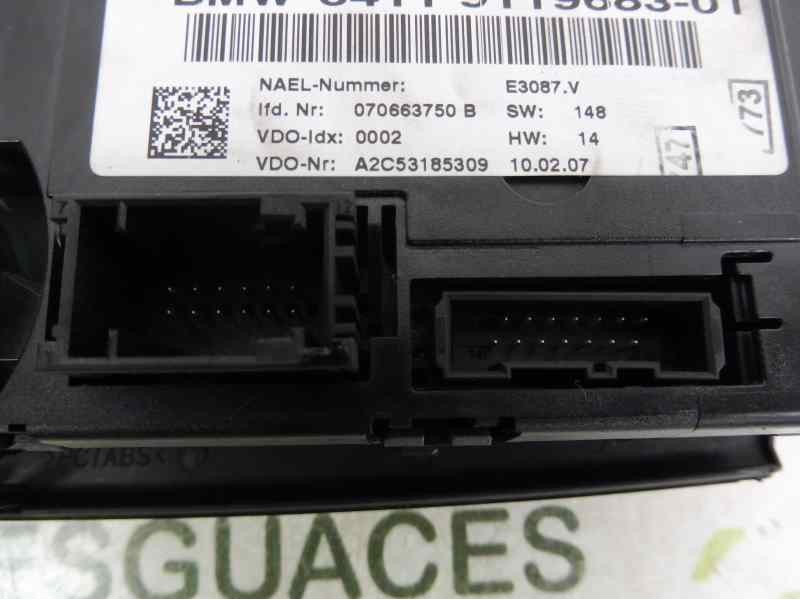 Recambio de mando climatizador para bmw serie 1 berlina (e81/e87) 118d referencia OEM IAM 64119119683 A2C53185309 
