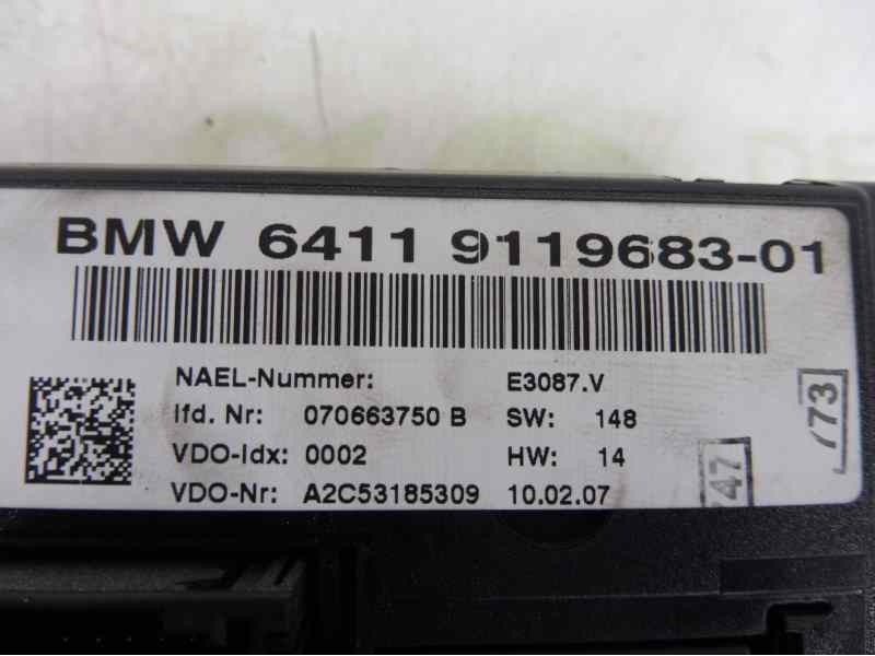 Recambio de mando climatizador para bmw serie 1 berlina (e81/e87) 118d referencia OEM IAM 64119119683 A2C53185309 