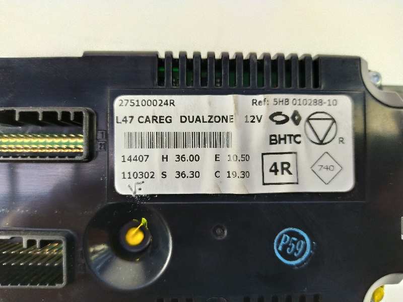 Recambio de mando climatizador para renault latitude privilege referencia OEM IAM 275100024R 5HB01028810 