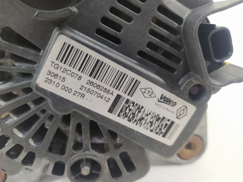 Recambio de alternador para renault megane iii berlina 5 p business referencia OEM IAM 231000027R 2606288A TG12C078