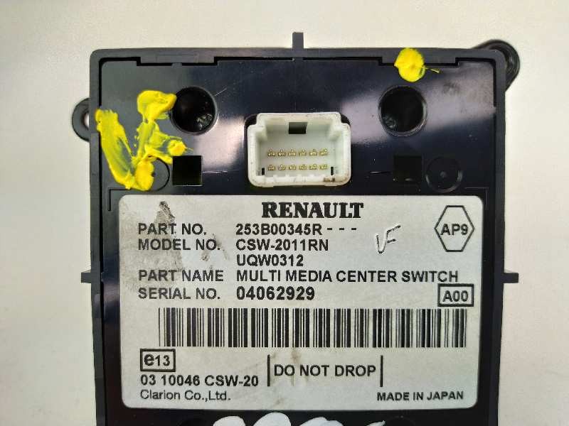 Recambio de mando multifuncion para renault latitude privilege referencia OEM IAM 253B00345R  