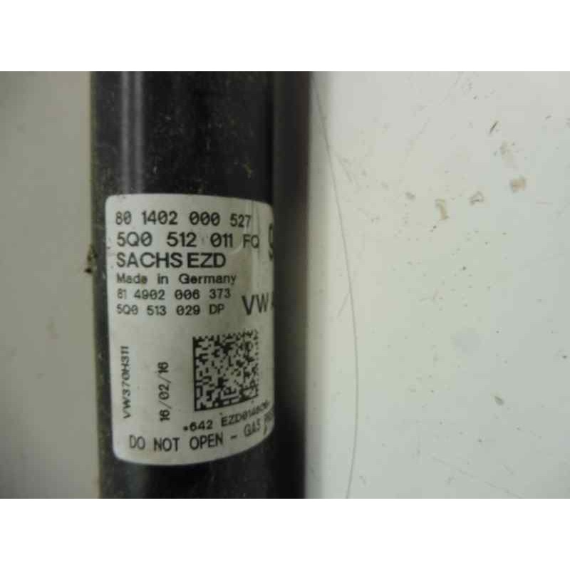 Recambio de amortiguador trasero izquierdo para volkswagen golf vii lim. (bq1) comfortline referencia OEM IAM 5Q0512011FQ  