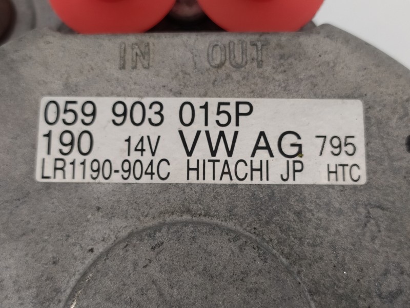 Recambio de alternador para volkswagen touareg (7l6) v6 tdi individual referencia OEM IAM 059903015P LR1190904C 
