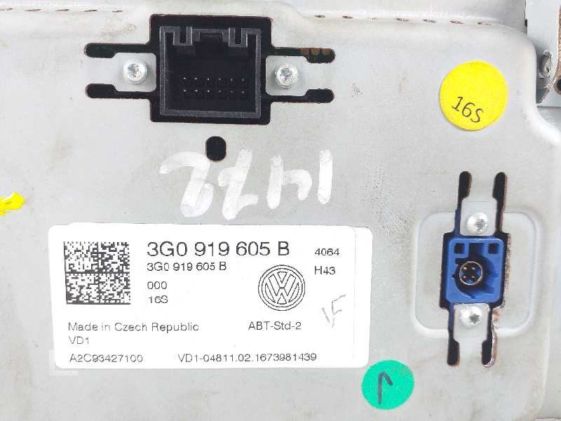 Recambio de pantalla multifuncion para volkswagen golf vii lim. (bq1) comfortline referencia OEM IAM 3G0919605B  