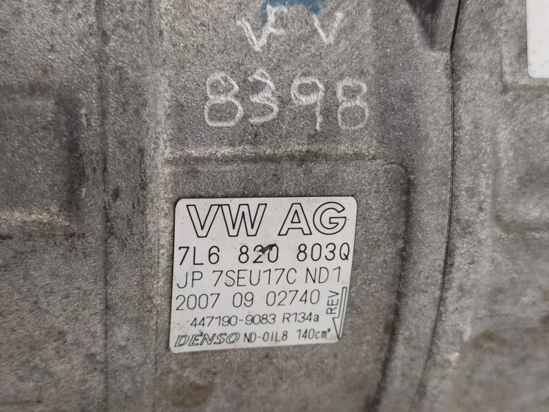 Recambio de compresor aire acondicionado para volkswagen touareg (7l6) v6 tdi individual referencia OEM IAM 7L6820803Q 447190908