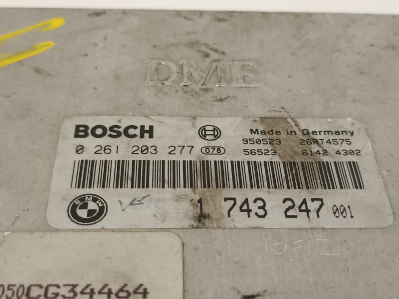 Recambio de centralita motor uce para bmw serie 3 berlina (e36) 318i referencia OEM IAM 1743247001  