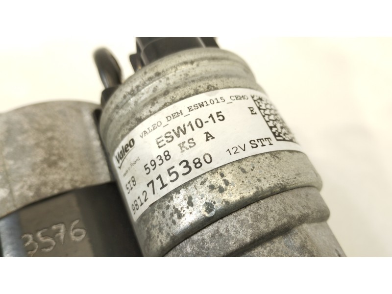 Recambio de motor arranque para citroën c3 elle referencia OEM IAM 9812715380 ESW1015 