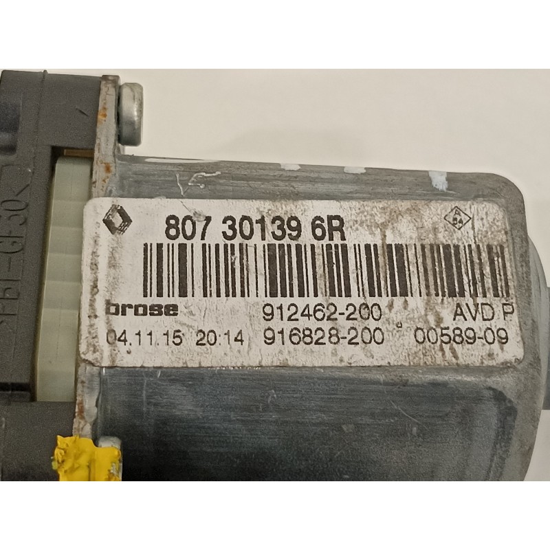 Recambio de motor elevalunas delantero derecho para renault megane iii berlina 5 p business referencia OEM IAM 807301396R  