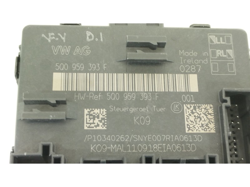Recambio de modulo confort para volkswagen touran (5t1) advance bmt referencia OEM IAM 5Q0959393F  
