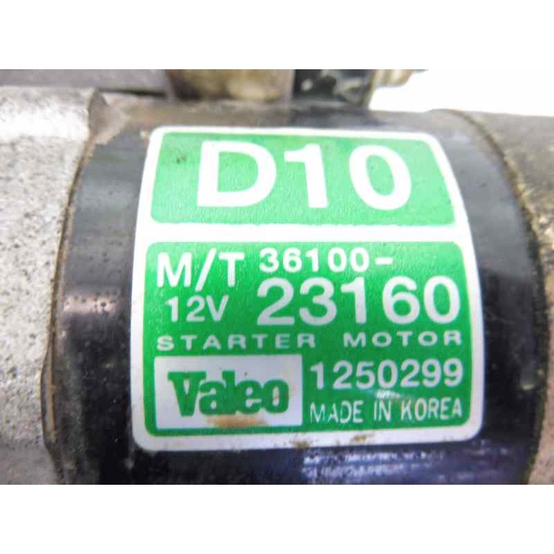 Recambio de motor arranque para kia cerato 2.0 ex familiar (5-ptas.) referencia OEM IAM 3610023160 1250299 