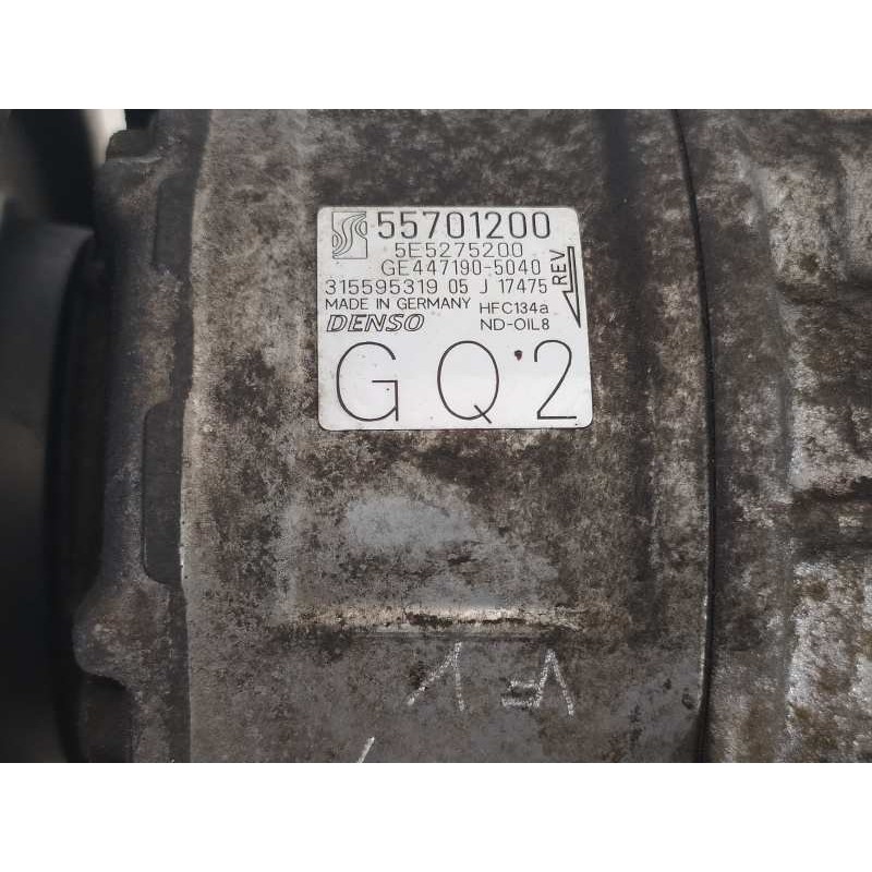 Recambio de compresor aire acondicionado para opel corsa d sport referencia OEM IAM 55701200 5E5275200 4471905040