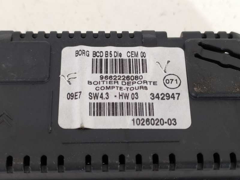 Recambio de pantalla multifuncion para citroën c4 coupe vtr plus referencia OEM IAM 9662226080  