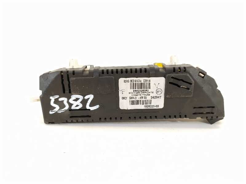 Recambio de pantalla multifuncion para citroën c4 coupe vtr plus referencia OEM IAM 9662226080  