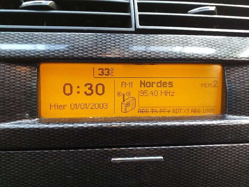 Recambio de pantalla multifuncion para citroën c4 coupe vtr plus referencia OEM IAM 9662226080  
