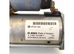 Recambio de motor arranque para opel corsa e selective ecoflex referencia OEM IAM 55591492 0001172605 20151004 2
