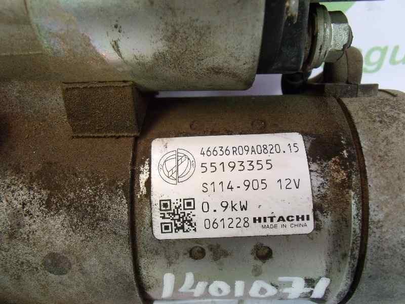 Recambio de motor arranque para fiat panda (169) 1.2 8v alessi referencia OEM IAM 55193355  
