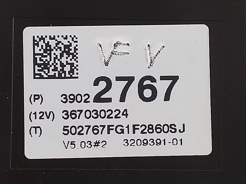Recambio de cuadro instrumentos para opel corsa e selective ecoflex referencia OEM IAM 39022767  