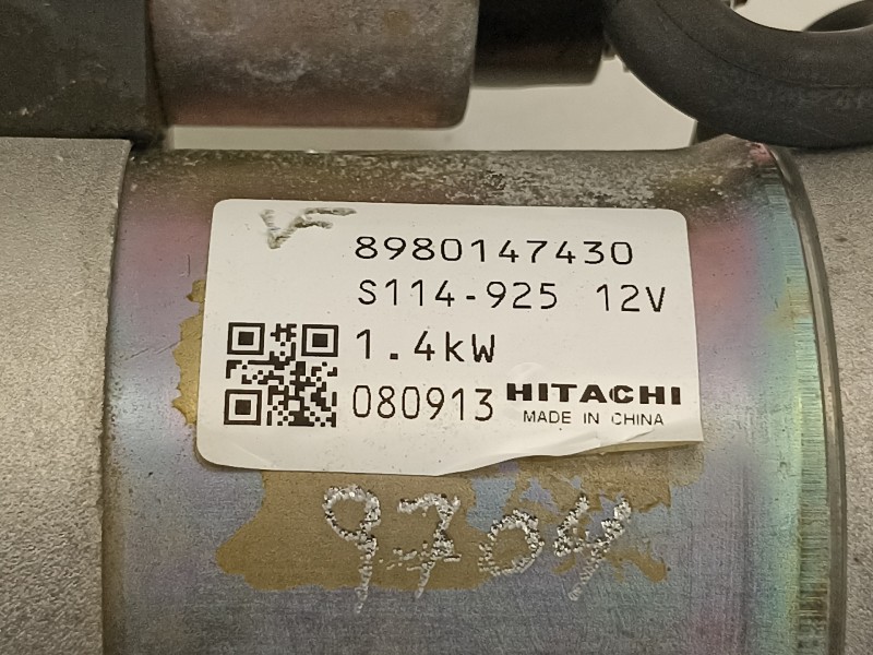 Recambio de motor arranque para opel zafira b enjoy plus referencia OEM IAM 8980147430  