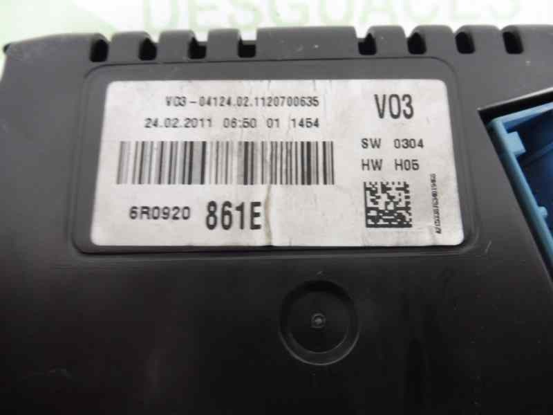 Recambio de cuadro instrumentos para volkswagen polo (6r1) advance referencia OEM IAM 6R0920861E  