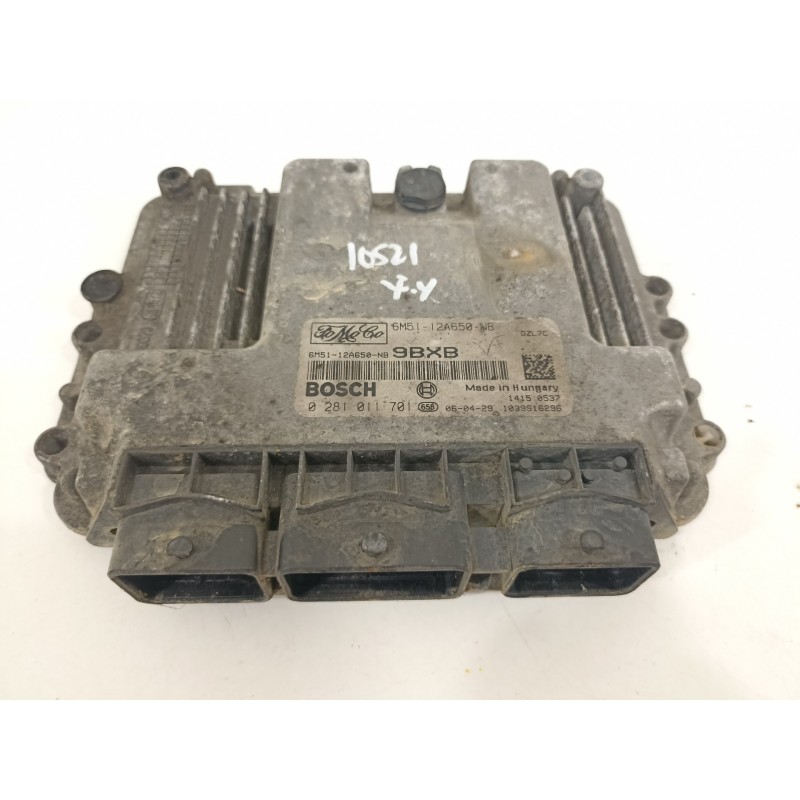 Recambio de centralita motor uce para ford focus berlina (cap) ambiente (d) referencia OEM IAM 6M5112A650NB 0281011701 