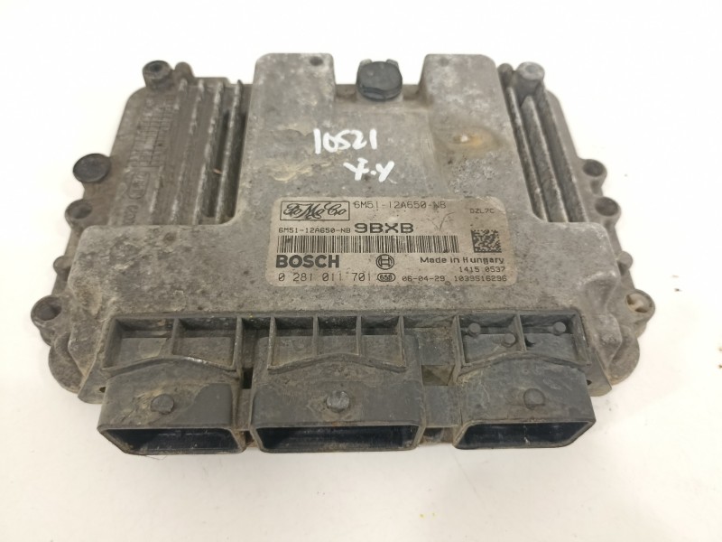 Recambio de centralita motor uce para ford focus berlina (cap) ambiente (d) referencia OEM IAM 6M5112A650NB 0281011701 