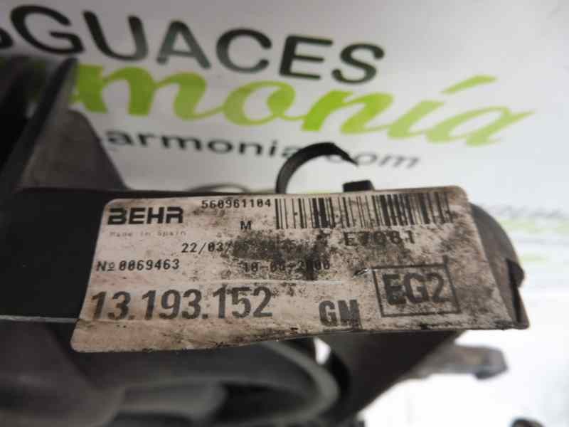 Recambio de electroventilador para opel corsa c blue line referencia OEM IAM 13193152  