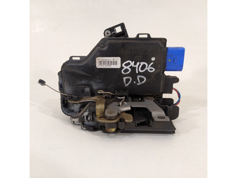 Recambio de cerradura puerta delantera derecha para volkswagen caddy ka/kb (2k) kombi referencia OEM IAM 3D1837016  