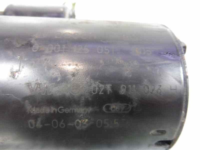 Recambio de motor arranque para seat ibiza (6l1) reference referencia OEM IAM 02T911023H 0001125051 