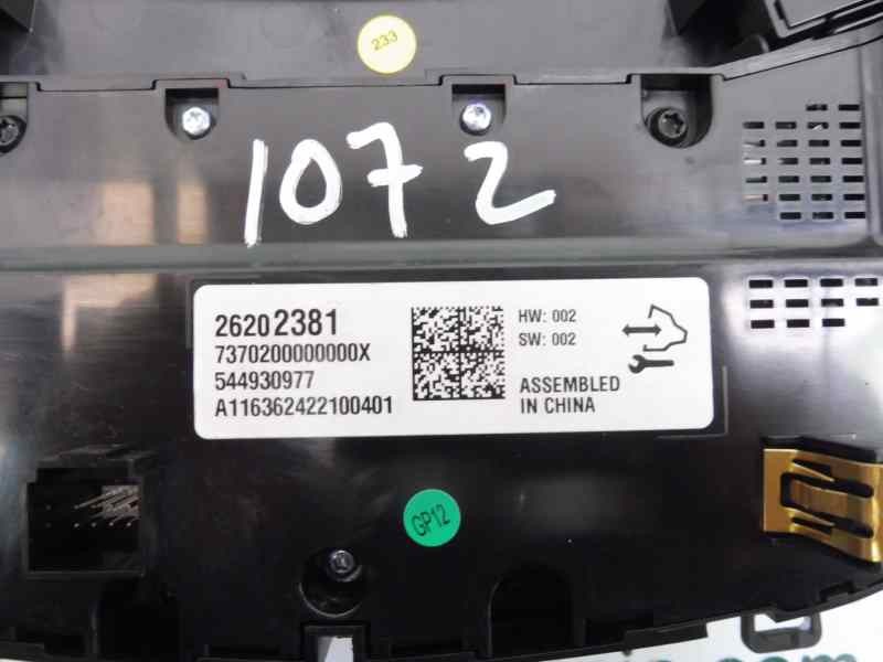 Recambio de mando climatizador para opel insignia berlina excellence referencia OEM IAM 26202381  