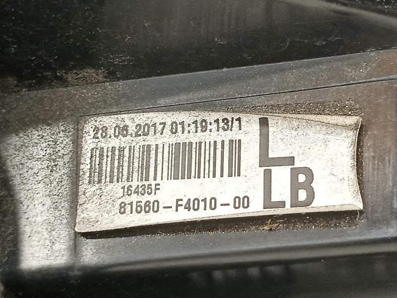 Recambio de piloto trasero izquierdo para toyota c-hr hybrid active referencia OEM IAM 81560F4010  