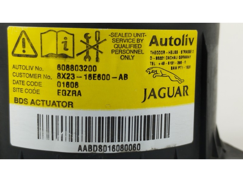 Recambio de airbag delantero derecho para jaguar xf 4.2 v8 premium luxury referencia OEM IAM 8X2316E600AB  
