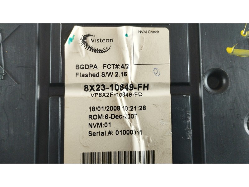 Recambio de cuadro instrumentos para jaguar xf 4.2 v8 premium luxury referencia OEM IAM 8X2310849FH VP8X2F10849FD 