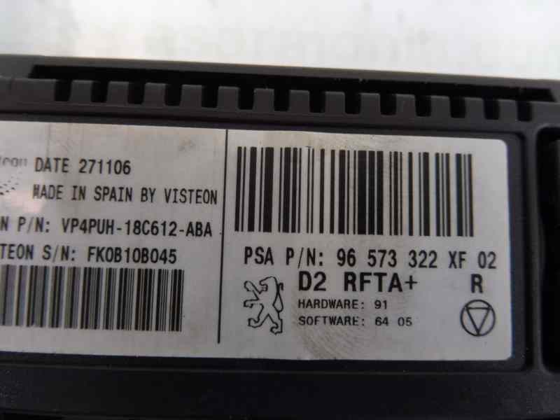 Recambio de mando climatizador para peugeot 407 sw st confort referencia OEM IAM 96573322XF  