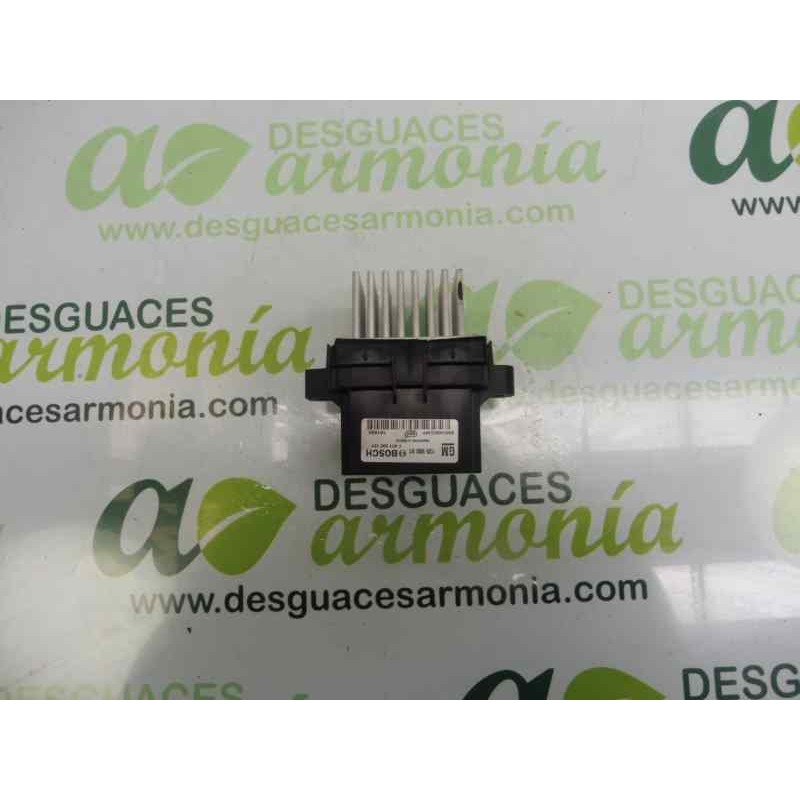 Recambio de resistencia calefaccion para opel insignia berlina excellence referencia OEM IAM 13598091 F011500127 