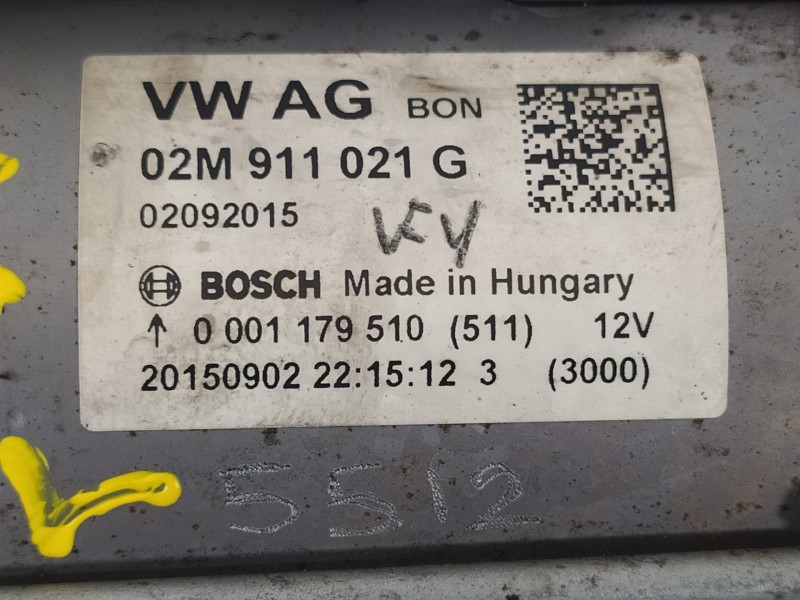 Recambio de motor arranque para skoda fabia ambition referencia OEM IAM 02M911021G 0001179510 