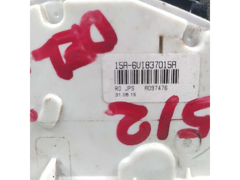 Recambio de cerradura puerta delantera izquierda para skoda fabia ambition referencia OEM IAM 6V1837015A  