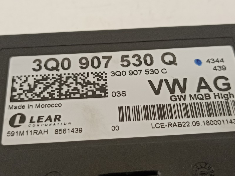 Recambio de modulo electronico para seat leon (5f1) cupra 290 referencia OEM IAM 3Q0907530Q  