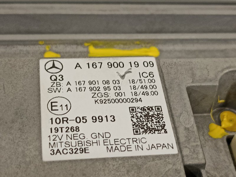 Recambio de cuadro instrumentos para mercedes-benz clase gle (bm 167)(09.2018) gle 350 de 4matic (167.117) referencia OEM IAM A1